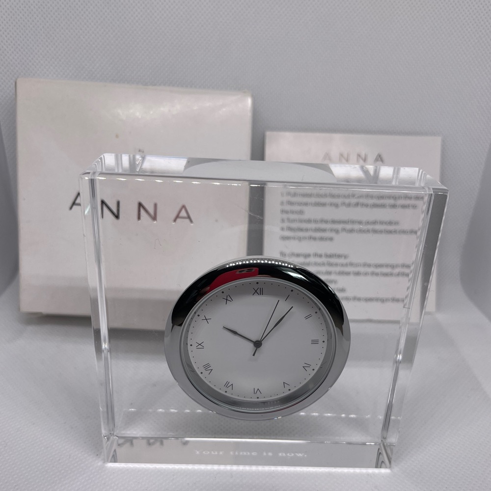 Anna Clock-New in box never used.